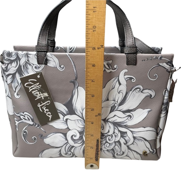 Elliot Lucca  Medium Floral Satchel Crossbody NWT - Picture 11 of 14